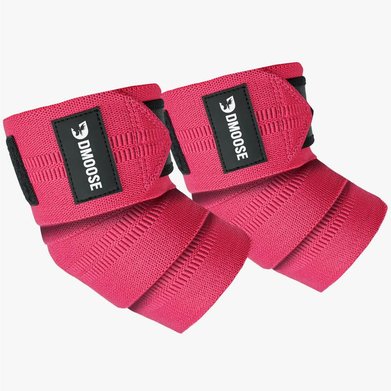 Dmoose Elbow Wraps for Weightlifting, Powerlifting, Bench Press, Cross Training, and Injury Recovery Support