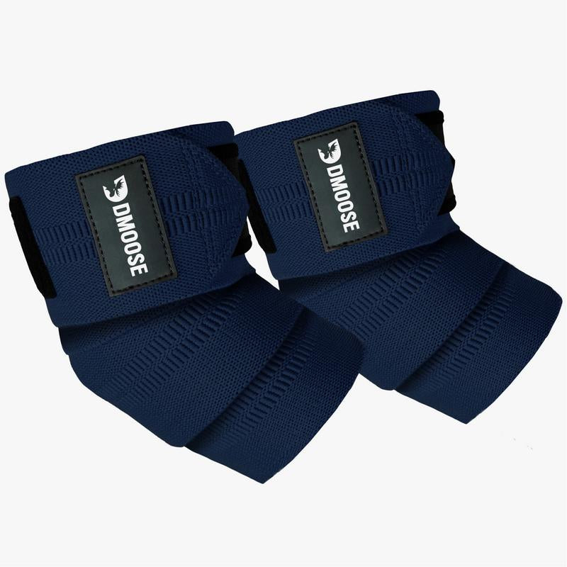Dmoose Elbow Wraps for Weightlifting, Powerlifting, Bench Press, Cross Training, and Injury Recovery Support
